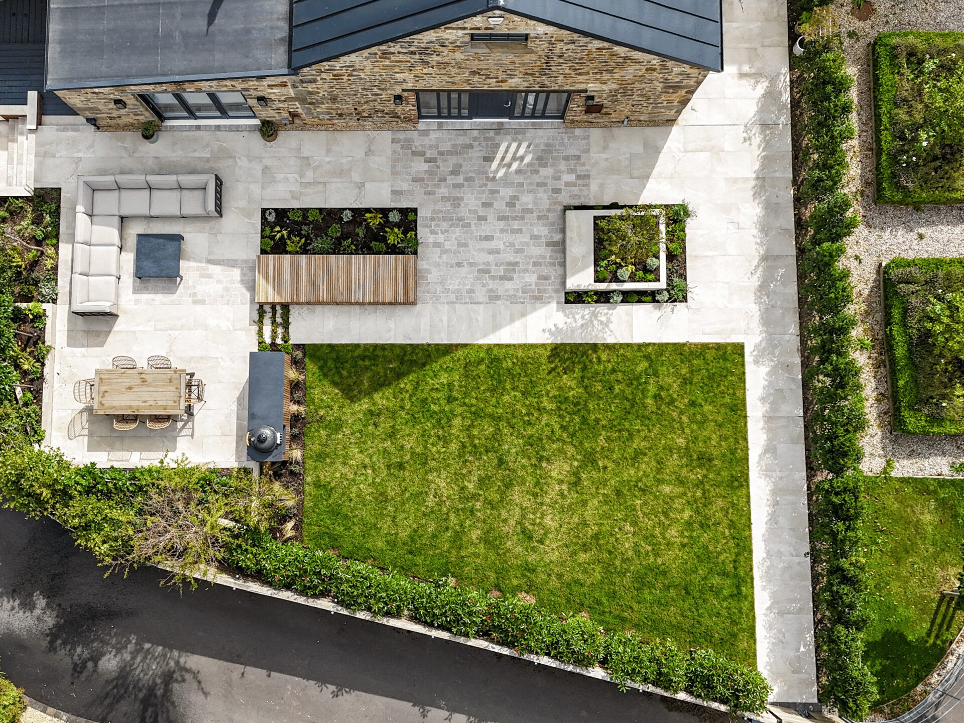 contemporary courtyard middleton st george sam nattress Barn Conversion Co Durham Sam Nattress Gardens Main Image