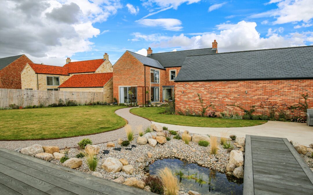 Natural Pond and Boardwalk Garden Middleton Tyas