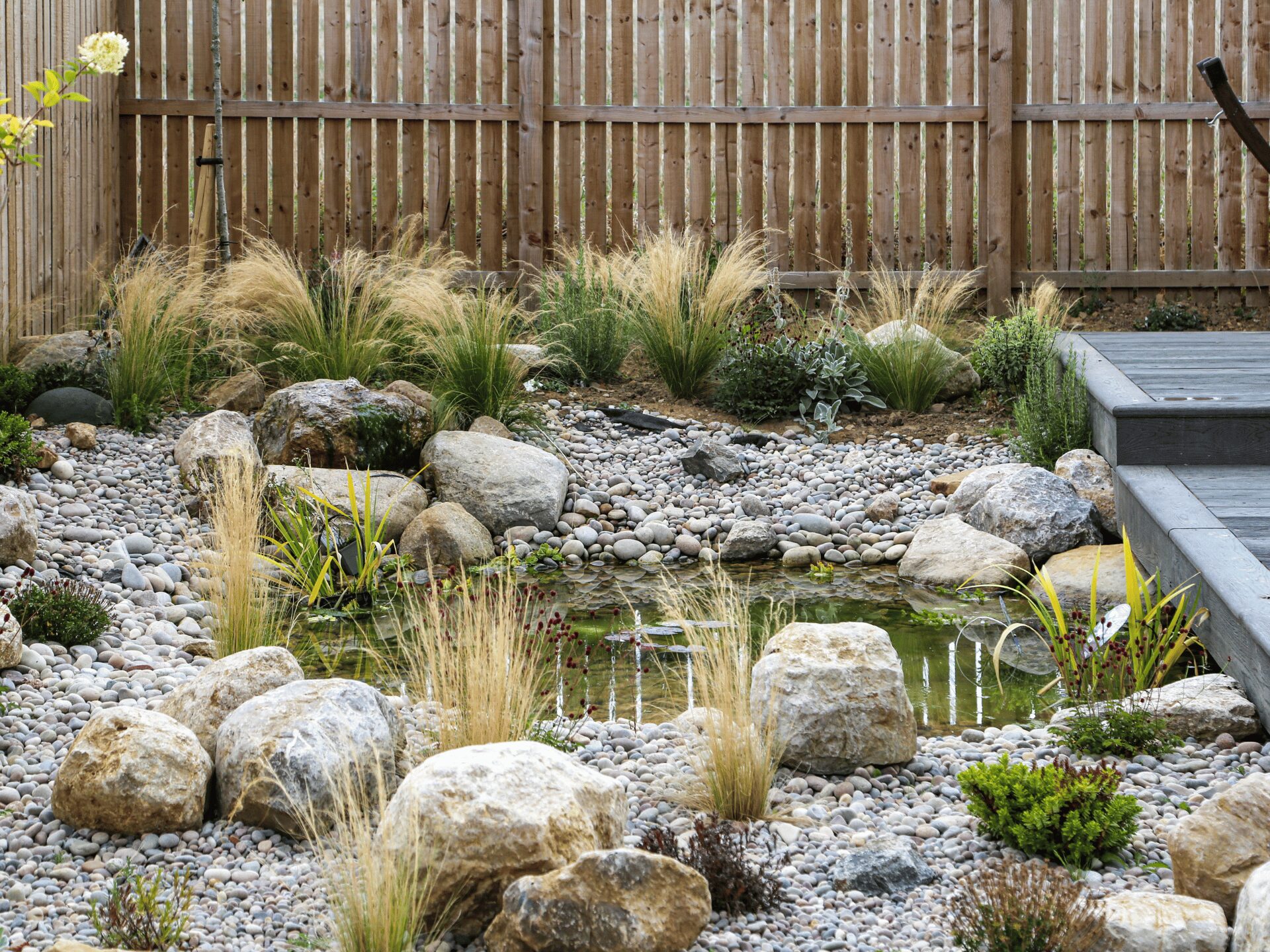 Pond Boardwalk Garden Middleton Tyas Sam Nattress (11)