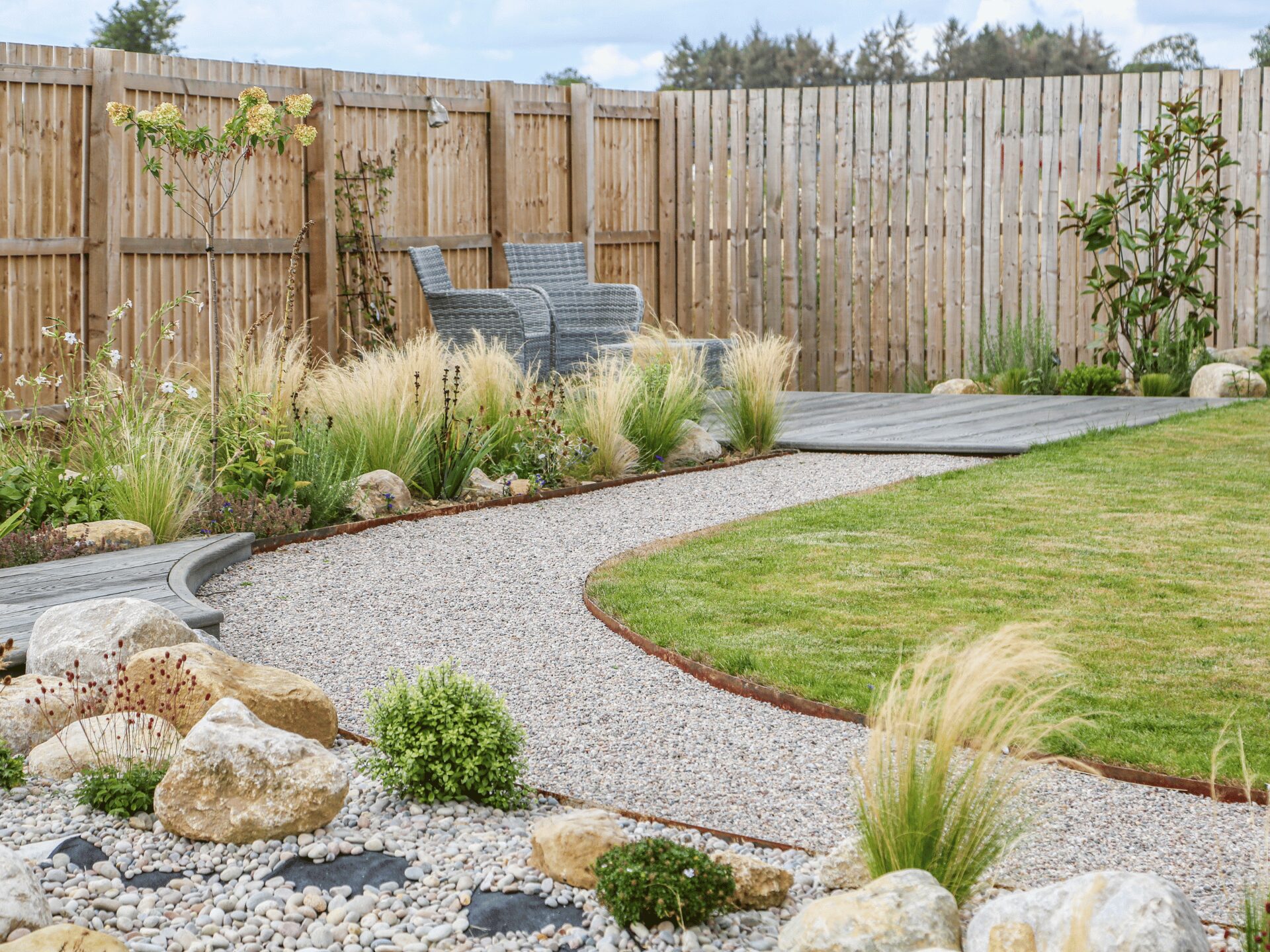 Pond Boardwalk Garden Middleton Tyas Sam Nattress (13)