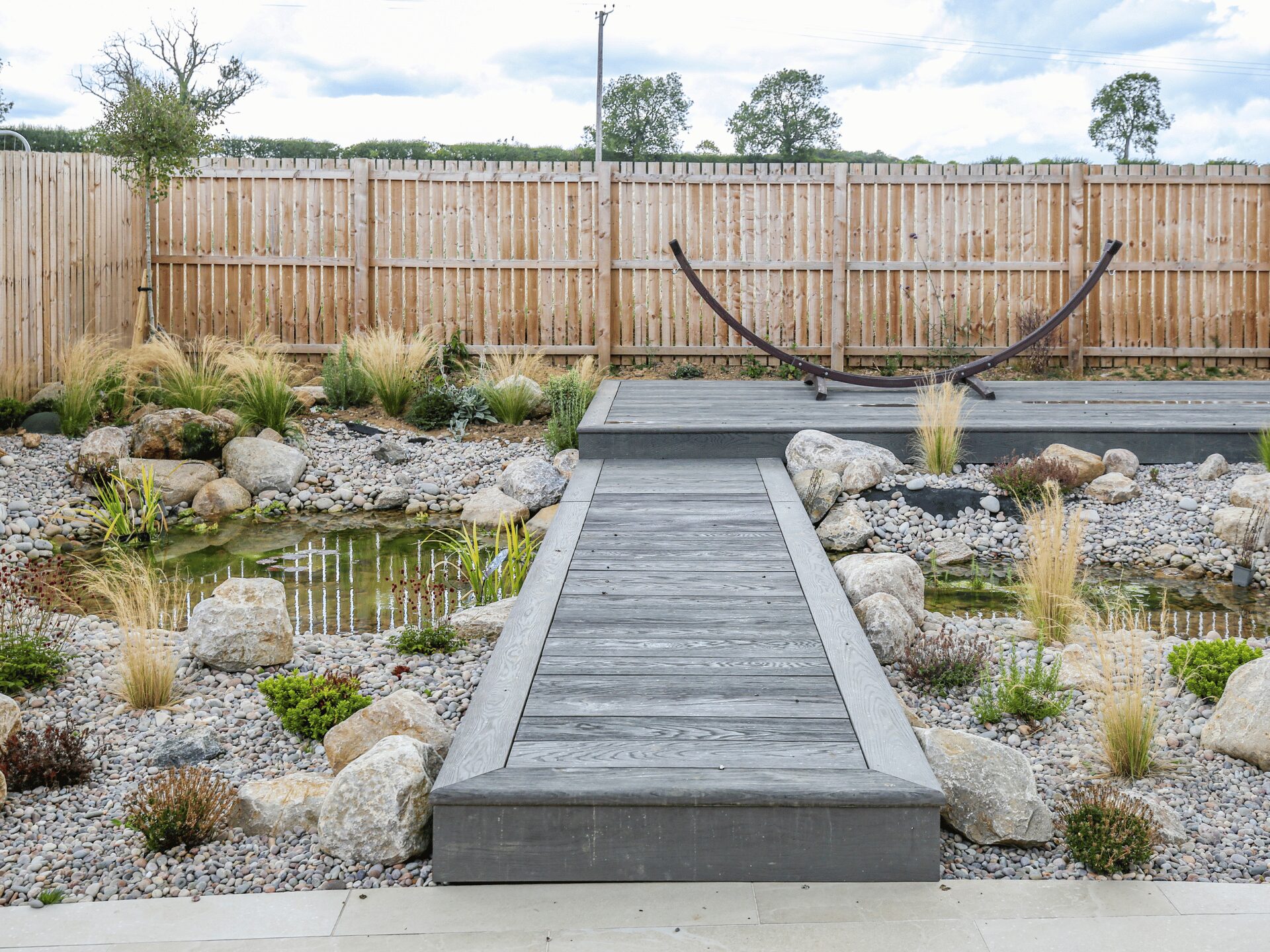 Pond Boardwalk Garden Middleton Tyas Sam Nattress (3)