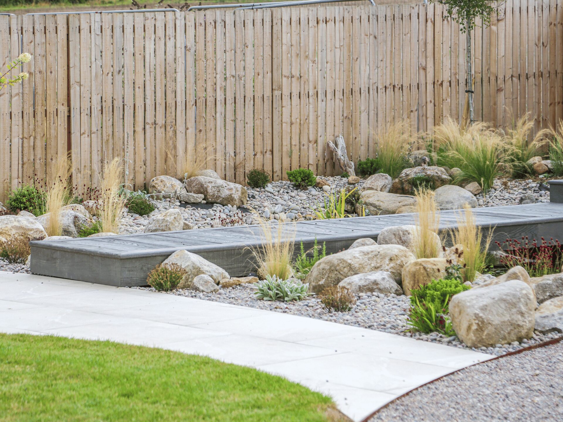 Pond Boardwalk Garden Middleton Tyas Sam Nattress (9)